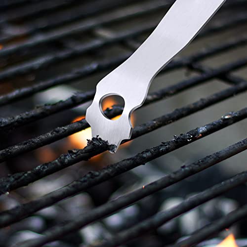 14" Long Grate Grill Scraper with Long Handle